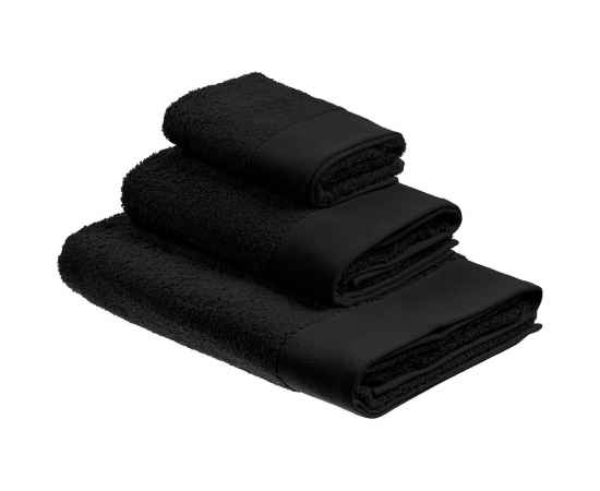 Полотенце Odelle, среднее, черное, Цвет: черный, Размер: 50х100 см, изображение 5