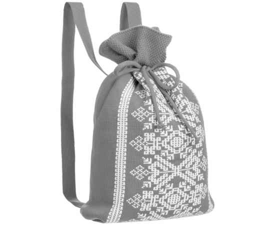 Сумка-рюкзак Onego, серая, Цвет: серый, Размер: 28х40 см, изображение 2
