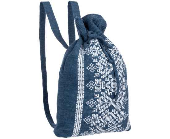 Сумка-рюкзак Onego, синяя (джинс), Цвет: синий, Размер: 28х40 см, изображение 2