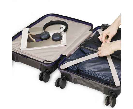 Чемодан Lightweight Luggage M, бежевый, Цвет: бежевый, Объем: 54, Размер: 65x45x26 см, изображение 4