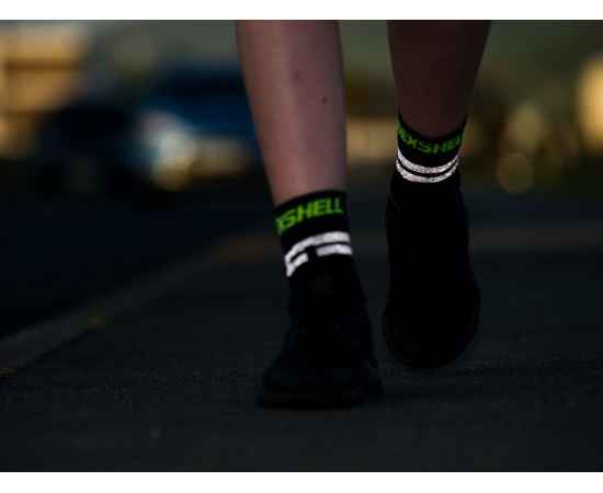 Водонепроницаемые носки Pro Visibility Cycling, черные с серым, размер S, Цвет: черный, серый, Размер: S, изображение 3