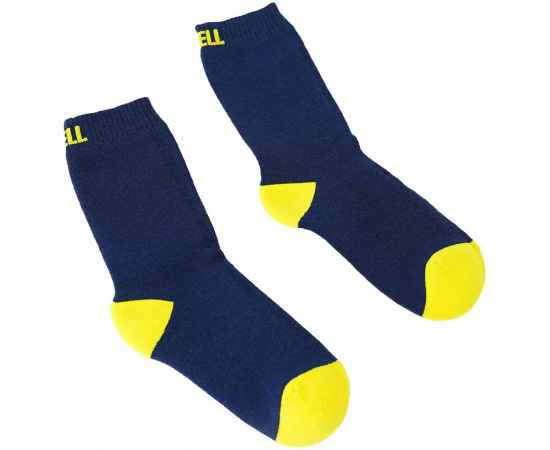 Водонепроницаемые носки Ultra Thin Crew, синие с желтым, размер S, Цвет: желтый, синий, Размер: S, изображение 2