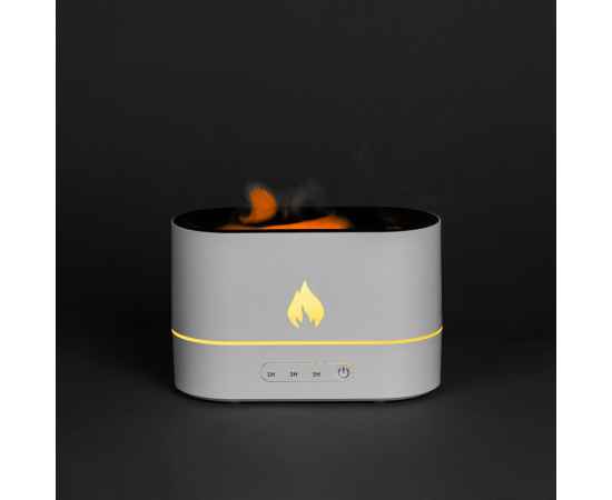 Увлажнитель-ароматизатор с имитацией пламени Fuego, белый, Цвет: белый, Объем: 150
