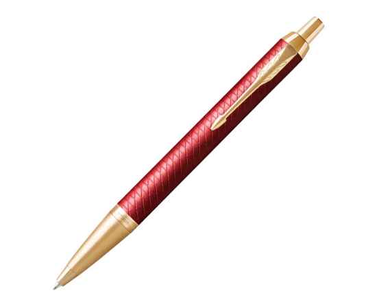 Ручка шариковая Parker IM Premium, 2143644, Цвет: красный,золотистый