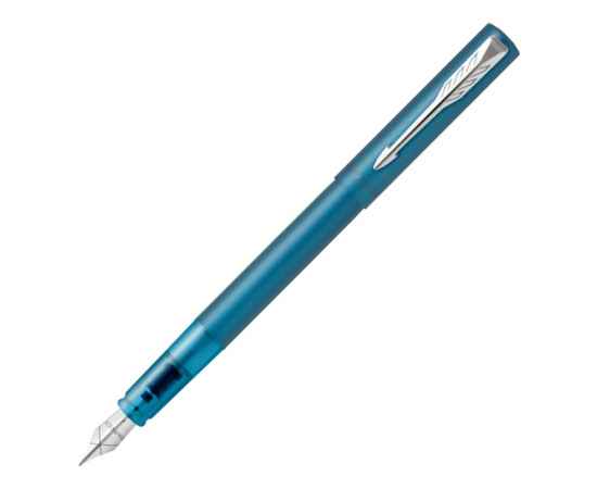 Перьевая ручка Parker Vector, F, 2159761, Цвет: синий,серебристый