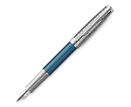 Перьевая ручка Parker Sonnet, F, 2119743, Цвет: голубой,серебристый