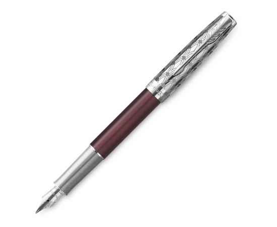 Перьевая ручка Parker Sonnet, F, 2119650, Цвет: красный,серебристый