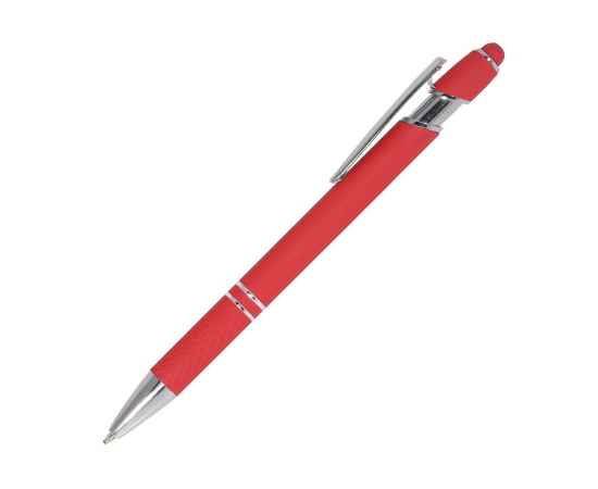 Шариковая ручка Comet, красная, Цвет: красный, серебряный, Размер: 12x140x7