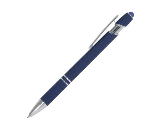 Шариковая ручка Comet, синяя, Цвет: синий, серебряный, Размер: 12x140x7