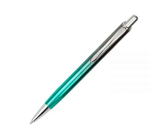 Шариковая ручка Mirage, серо-бирюзовая, Цвет: серый, бирюзовый, Размер: 15x138x8, изображение 2