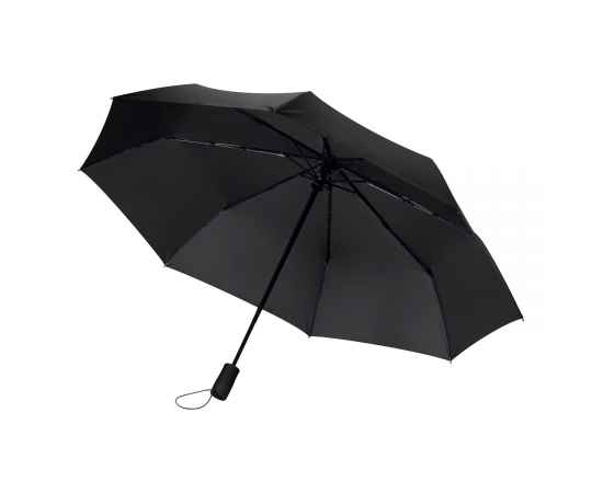 Зонт складной Nord, черный, Цвет: черный, Размер: 60x60x313