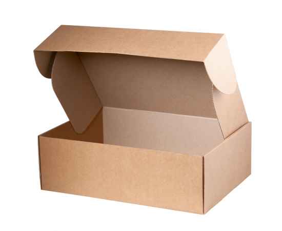 Подарочная коробка универсальная средняя, крафт, 345 х 255 х 110мм, Цвет: коричневый, Размер: 805x840x2