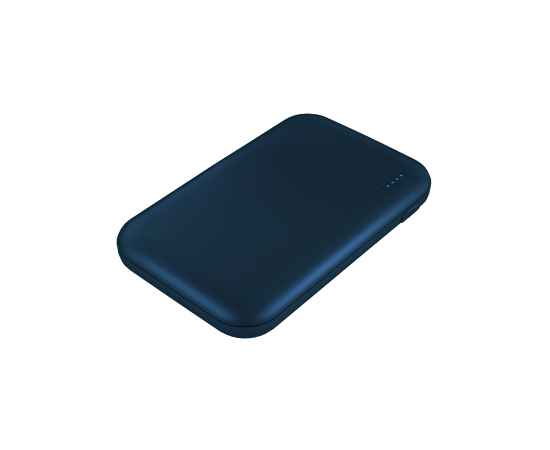 Внешний аккумулятор Velutto 5000 mAh, синий, Цвет: синий, Размер: 114x114x24