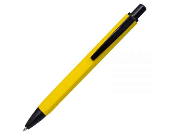 Шариковая ручка Urban Lemoni, желтая, Цвет: желтый, черный, Размер: 12x137x8