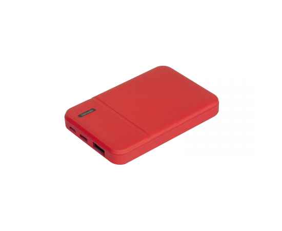 Внешний аккумулятор с подсветкой Skyline 5000 mAh, красный, Цвет: красный, Размер: 100x150x25