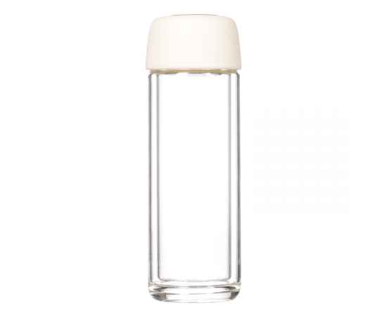 Бутылка стеклянная с двойными стенками Bianca, белая, Цвет: белый, Объем: 300, Размер: 70x70x212