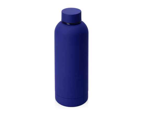 Вакуумная термобутылка с медной изоляцией  Cask, soft-touch, 500 мл, 813102p, Цвет: синий, Объем: 500