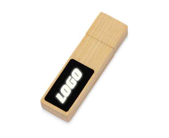 USB 2.0- флешка на 32 Гб c подсветкой логотипа Bamboo LED, 32Gb, 624100