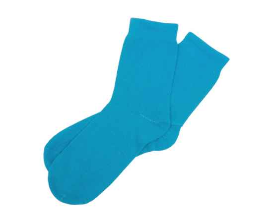 Носки однотонные Socks женские, 36-39, 790912.25, Цвет: бирюзовый, Размер: 36-39