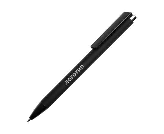 Ручка металлическая шариковая Taper Metal soft-touch, 16550.00, Цвет: черный,серебристый