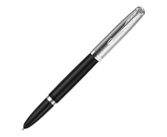 Ручка перьевая Parker 51 Core, F, 2123491, Цвет: черный,серебристый