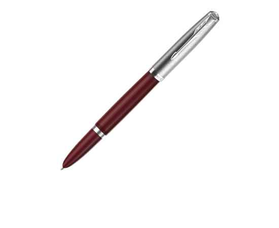 Ручка перьевая Parker 51 Core, F, 2123496, Цвет: красный,серебристый