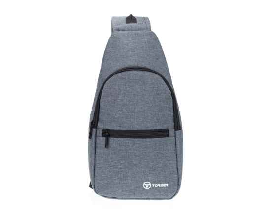 Рюкзак с одним плечевым ремнем, 73478, Цвет: серый