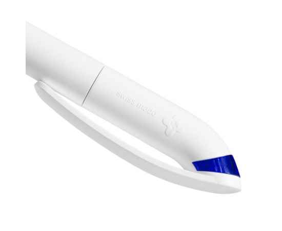 Ручка шариковая Beo Sport, белая с синим, Цвет: синий, Размер: 14, изображение 4