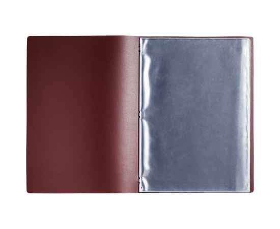 Папка-меню Satiness, бордовая, Цвет: бордо, Размер: 31х23 см, изображение 3