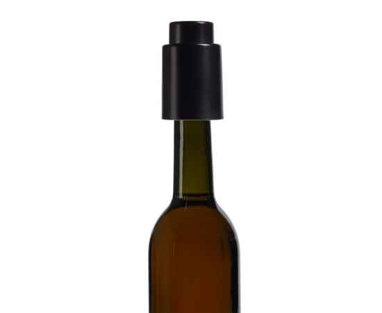 Пробка для бутылки Wine Keeper, вакуумная, черная, Цвет: черный, Размер: диаметр 4, изображение 4