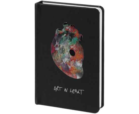 Блокнот Art In Heart, черный, Цвет: черный, Размер: 10х16 см, изображение 2