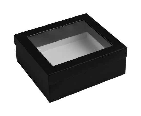 Коробка Teaser с окном, черная, Цвет: черный, Размер: 25, изображение 2