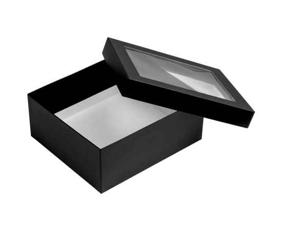 Коробка Teaser с окном, черная, Цвет: черный, Размер: 25, изображение 3