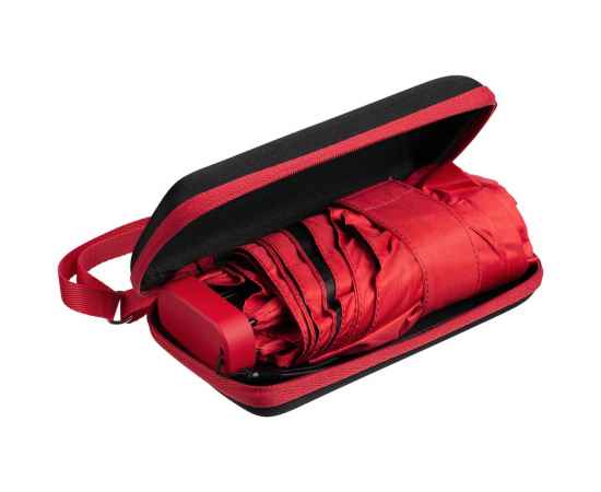 Складной зонт Color Action, в кейсе, красный, Цвет: красный