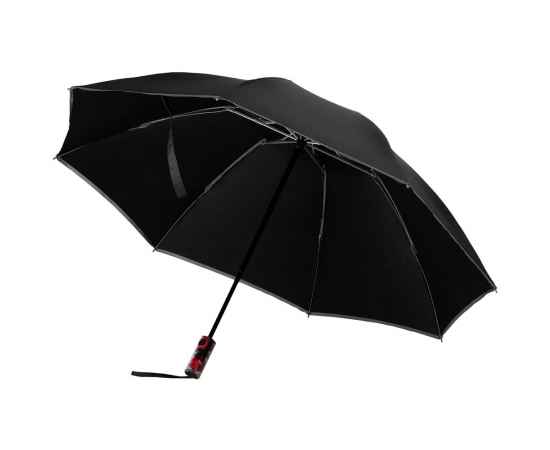 Зонт наоборот складной Futurum, черный, Цвет: черный