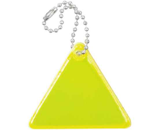 Светоотражатель Spare Care, треугольник, желтый неон, Цвет: желтый