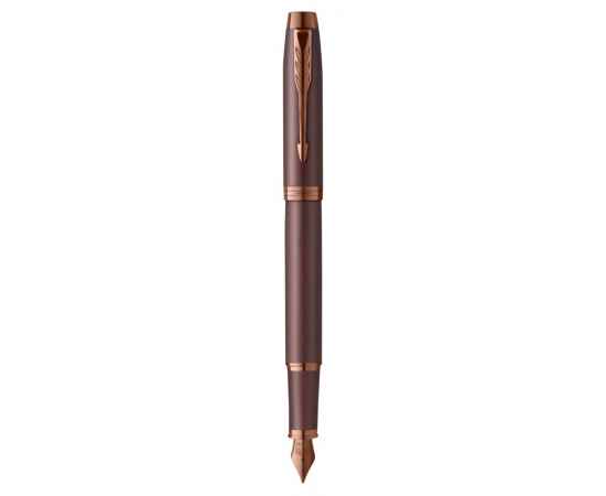 Перьевая ручка Parker IM Monochrome Brown, перо:M, цвет чернил: Black, в подарочной упаковке.