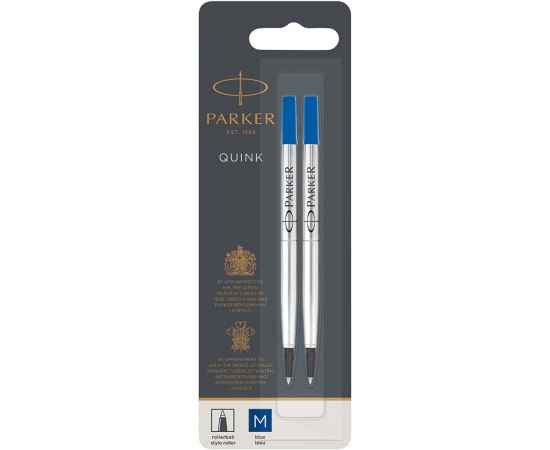 Стержни для ручки-роллера 2шт. Цвет синий , толщина линии М, в блистере. Франция