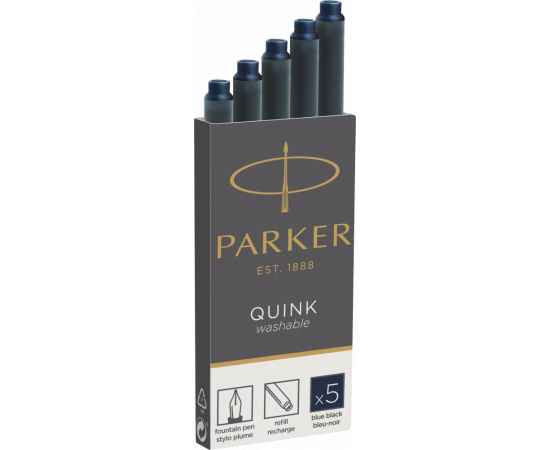 Картридж с чернилами для перьевой ручки Z11, упаковка из 5 шт., цвет: Blue-Black в блистерной упаковке