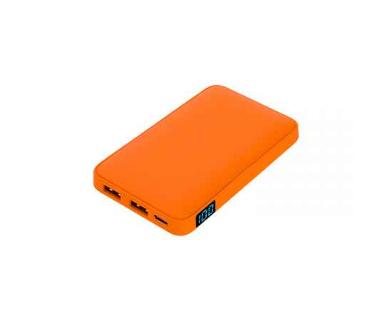 Внешний аккумулятор с подсветкой Ancor 5000 mAh, оранжевый, Цвет: оранжевый, Размер: 145x100x25