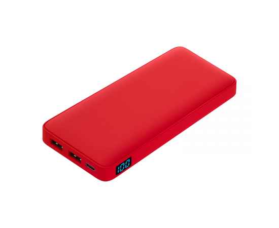 Внешний аккумулятор с подсветкой Ancor Plus 10000 mAh, красный, Цвет: красный, Размер: 175x100x25