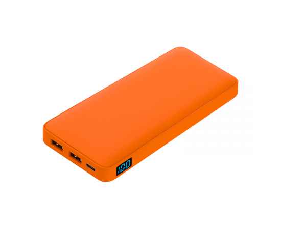 Внешний аккумулятор с подсветкой Ancor Plus 10000 mAh, оранжевый, Цвет: оранжевый, Размер: 175x100x25