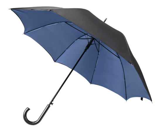 Зонт-трость Гламур, 907172, Цвет: синий,черный