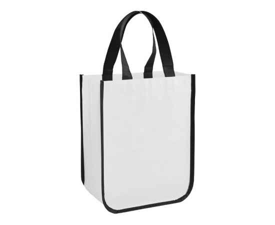 Ламинированная сумка для покупок, малая, 80 г/м2, 12034501, Цвет: белый
