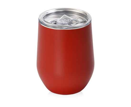 Вакуумная термокружка Sense, непротекаемая крышка, крафтовая упаковка, 827111W, Цвет: красный, Объем: 370