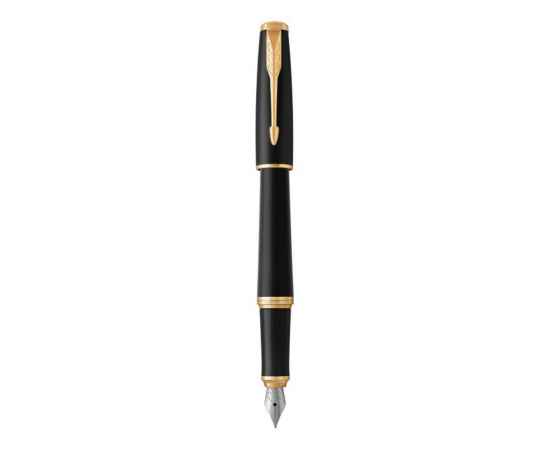 Перьевая ручка Parker Urban Core, (матовый черный лак) Muted Black GT, F309, перо: F, цвет чернил: blue, в подарочной упаковке.