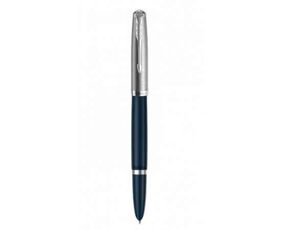Перьевая ручка Parker 51 CORE MIDNIGHT BLUE CT, перо: F, цвет чернил: black/blue в подарочной упаковке.