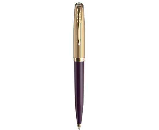 Шариковая ручка Parker 51 DELUXE PLUM GT, стержень: M, цвет чернил: black, в подарочной упаковке.