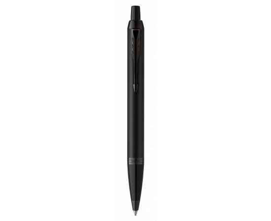 Шариковая ручка Parker IM Achromatic, Black BT, стержень: M, цвет чернил: blue, в подарочной упаковке.
