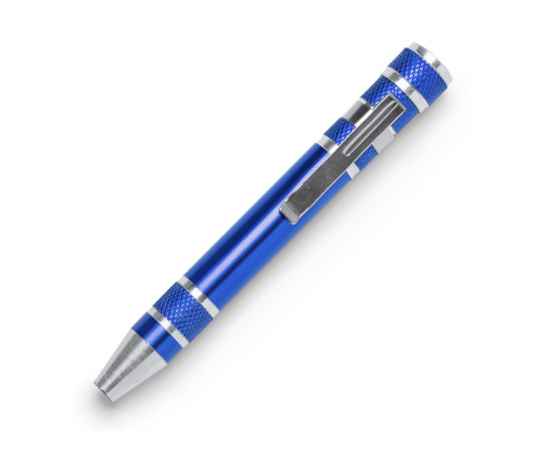 Алюминиевый мультитул BRICO в форме ручки, TO3991S105, Цвет: синий,серебристый